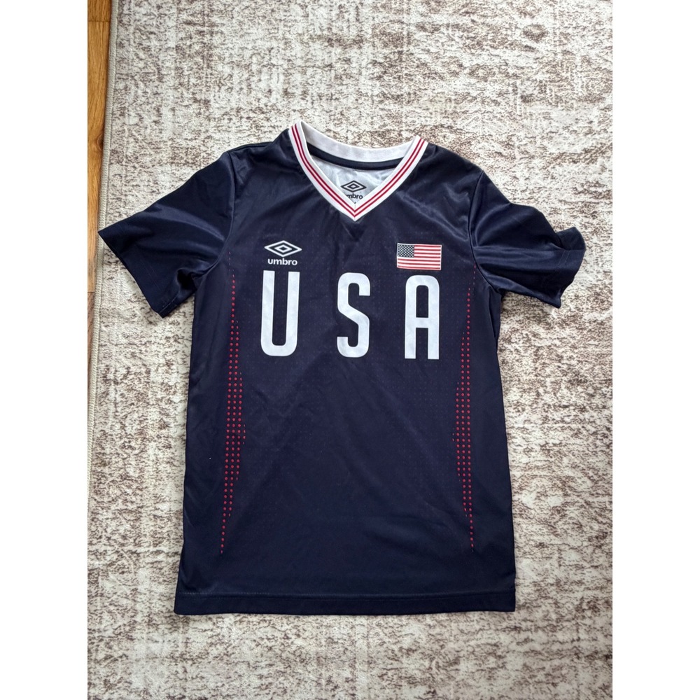 Umbro Team USA Soccer Jersey Youth Size Medium 8/10
